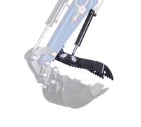 Scheppach Pouce hydraulique - compatible mini pelle EXC1400 | 615 x 180 x 150 mm - commande hydraulique pour des mouvements précis - améliore la maniabilité lors du levage et du transport