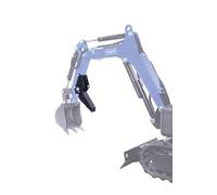Scheppach Pouce mécanique pour Mini-Pelle EXC815 - idéale pour saisir des matériaux de Formes irrégulières tels Que des Pierres, Roches, Branches ou des décombres de Construction