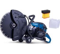 Scheppach PTS400 Tronçonneuse à essence Scie à béton 2900 W O350 mm 3,95 CV EasyStart