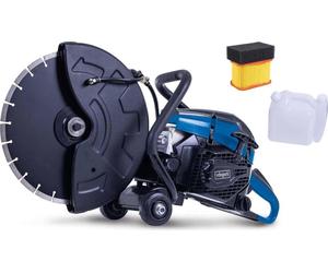 Scheppach PTS400 Tronçonneuse à essence Scie à béton 2900 W O350 mm 3,95 CV EasyStart