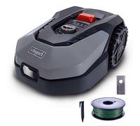 Scheppach Robot Tondeuse XL600 - RobotCut - Jardins 600 m² - Largeur de Coupe 180 mm - Hauteur de Coupe réglable - Protection antivol - Capteur de Pluie - Pentes 35% - Accessoires Inclus