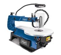 Scheppach Scie à Chantourner SD1600V | 120W | Hauteur de passage de 50mm | Buse de soufflage flexible | Vitesse de course variable 500 - 1700 min-1 | Lampe LED flexible