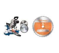 Scheppach Scie à onglets avec démarrage progressif & laser HM254 | 2000W | Lame Ø255mm & Evolution Lame rage tct 255 mm, Carbure de tungstène, Orange, 25,5 x 2,5 cm