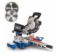 Scheppach Scie à onglet radiale HM216 Ø216mm 2000W Laser & LED Table tournante, serrage rapide