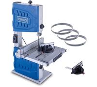 Scheppach Scie à ruban HBS261 550W 2 vitesses passage 120mm inclinaison 0-45° pour bois plastique et aluminium