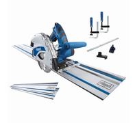 Scheppach Scie circulaire plongeante PL56 – 1200 W, lame Ø 160 mm – 2 rails 700 mm