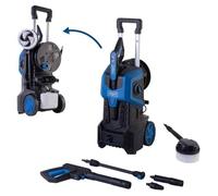 SCHEPPACH SHD180 : Nettoyeur haute pression électrique, 2400 W, pression maximale de 180 bars, débit de 480 litres par heure, tuyau de 8 mètres, réservoir de détergent de 800 ml
