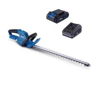 Taille-haie sans fil Scheppach C-HT570-X | 20 V | longueur de coupe 510 mm | Ø branche 16 mm | 2400 coupes/min | lame 560 mm | batterie 2 Ah + chargeur 2,4 A inclus