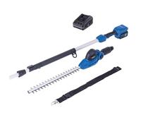 Scheppach Taille-haie télescopique C-PHS410-X - 1 Bat. 4Ah + Chargeur | sans fil - Série 20V IXES - Longueur de coupe 410 mm - Ø branches 16 mm - Portée totale 2,6 m - 11 angles différents