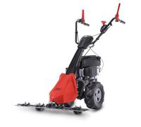 Scheppach Tondeuse à Barre de Coupe BMS196-88 - Motofaucheuse - Moteur à Essence 4 Temps 5,7 CV - 4,2 KW - Largeur de Coupe 88 cm - Hauteur de Coupe 30-60 mm - Démarreur à câble - Jardins de 3000 m²