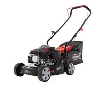 Scheppach Tondeuse à Gazon Thermique MP132-40 | 3,4 CV | Largeur de Coupe 40 cm | Réglage Hauteur de Coupe sur 3 Positions | Panier de ramassage de 35 litres | Ergonomique | Grandes Roues