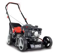 Scheppach Tondeuse à gazon thermique MP132-42 | Largeur de coupe 42cm | 3,4 CV | Robuste | Fonction de nettoyage | Panier 45L | Réglage de la hauteur en 7 positions (25-75mm)