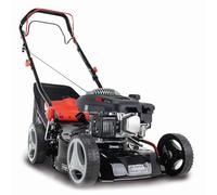 Scheppach Tondeuse à Gazon Thermique MS150-42 | Autotractée - 3,7 CV | Largeur de Coupe 42cm | Raccord Rapide de Nettoyage | Bac de ramassage de 45L & Réglage de la Hauteur sur 7 Niveaux
