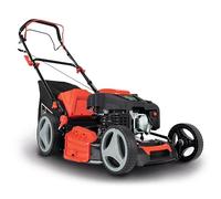 Scheppach Tondeuse Thermique autotractée MS225-53 - 6 CV - Huile Moteur | Largeur de Coupe 53 cm - Hauteur de Coupe réglable - 65L - Mulching et Nettoyage