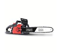 Scheppach Tronçonneuse électrique CSE2600 | 2400W | chaîne de 45,5cm | lubrification automatique de la chaîne | protège-main avec frein de chaîne intégré | avec protège-chaîne