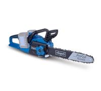 Scheppach Tronçonneuse sans fil BC-CS355Duo-X 20V Brushless | Longueur de coupe 33,5cm | Longueur du guide 14" | Vitesse de coupe 15m/s | Sans batterie ni chargeur
