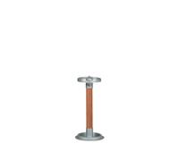 Scherlin Porte-parapluie chêne. fer laqué argent
