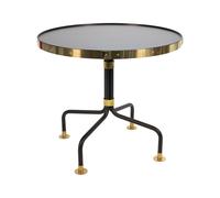 Scherlin Table bistrot 12 Noir-laiton