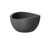 Scheurich 55367 252/40 Wave Globe Coupe De Fleurs Plastique Granit Noir Diamètre 40 Cm