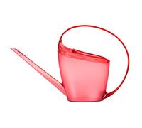 Scheurich Arrosoir en Plastique en Boucle - Couleur : Rouge Transparent - Largeur : 36 cm - Profondeur : 11 cm - Hauteur : 23,5 cm - Volume : 1,4 l.