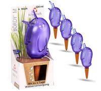 Scheurich Bördy M Lot de 4 Boules d'irrigation, 220 ML, Violets, réservoir d'eau