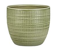 Scheurich Corteza - Pot de fleurs en céramique - Menta - Diamètre : 25,5 cm - Hauteur : 22,1 cm - Volume : 8 l