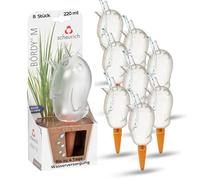Scheurich 'Distributeur d'eau Bordy Couleur Transparent, Dimensions : 20 cm, Contenu 220 ML pour jusqu'à 4 Jours d'irrigation de Vos Plantes 20cm Transparent