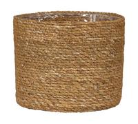 Scheurich Jonc de mer 22 - Jardinière en jonc de mer - Couleur : rainure - Diamètre : 22 cm - Hauteur : 19,5 cm - Volume : 7,5 l