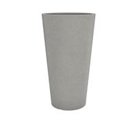 SCHEURICH Pot à fleurs avec insert (taupe granit, Ø 39 cm, hauteur 70 cm)
