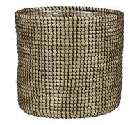 Scheurich Pot de Fleurs en jonc de mer Noir 24 cm