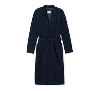 SCHIESSER Peignoir long ' Feather Terry ' bleu foncé, Taille S