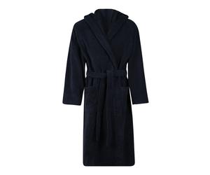 SCHIESSER Peignoir long marine, Taille M