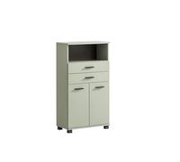 Schildmeyer 157648 Palermo Buffet Haut - Dimensions : 59,8 x 32,6 x 110,5 cm - Pistache
