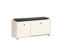Schildmeyer Lovund 157703 Banc à chaussures, Beige crème, 98,4 x 33 x 47,2 cm