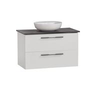 Schildmeyer Maxim 701859 Vasque ronde à poser, Blanc mat/aspect marbre