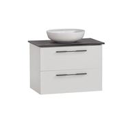 Schildmeyer Maxim 701862 Vasque ronde à poser, Blanc mat/aspect marbre