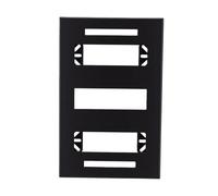 Schimer Support de Montage de Boîte à Outils Demi-largeur, Base en Fonte | Compatible avec les Ateliers de Fourgonnettes, Conception de Montage Mural, Protège les Outils de l'humidité, Trous de