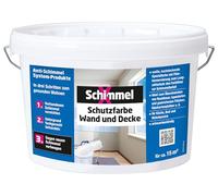 SchimmelX Peinture de protection pour murs et plafonds - 2,5 l - Peinture spéciale à fort pouvoir couvrant - Pour cuisine, salle de bain et salon - Résistant à l'abrasion - Sans solvant - Intérieur