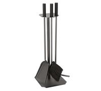 Serviteur de cheminée Lienbacher 3 pièces, anthracite