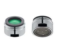 Schläfer | 10016 - Aérateur Robinet M24, Mâle Fendeuse, Universelle Perlator DL pour Jet Doux, Filetage M24X1, Débit B 7 l/min, Régulateurs de Débit pour Robinet, 2pcs