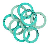 Schläfer 1824011-10 Joints Plats Fibre Vert 1" - Ø 30x21,5x2 mm | Étanchéité Haute Température 180°C | Joint Plomberie Chauffage Robinet Évier WC - Sans Amiante - Fabriqué en Italie