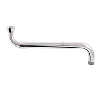 Schläfer 401010 - Bec de Robinet Mural Universel, Bec Chromé en Forme de S - Pour Robinetterie Murale - Longueur Variable 300-500 mm - Raccord Universelle de 3/4 - Aerateur Economie d'Eau Neoperl