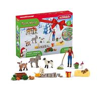 schleich FARM WORLD | Calendrier de l'avent FARM WORLD 2023 98983 | Coffret de jeu à partir de 3 ans | coffret avec figurines, nombreuses fonctions et accessoires | figurine ferme schleich
