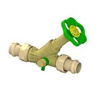 Schlösser d'écoulement libre Schlösser 0015872200001 DN 20, 22 mm, AG, avec purge, tige non montante