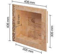 Schlüter® KERDI BOARD N Niches murales 305 x 305 x 89 (KB12N305305A)