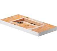 Schlüter® KERDI BOARD WS élément d’installation ensemble pour lavabo pour robinetteries sur support 1170x550x85 mm