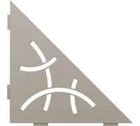 Schlüter SES1D6TSSG-E-S1 Plateau Courbe 210x210mm Gris pierre