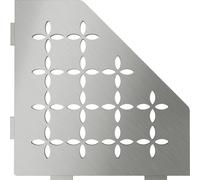 Schlüter SES2D5EB-E-S2 Support floral 75x195x195x75mm en acier inoxydable brossé