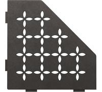 Schlüter SES2D5TSDA-E-S2 Support floral 75x195x195x75mm Anthracite foncé