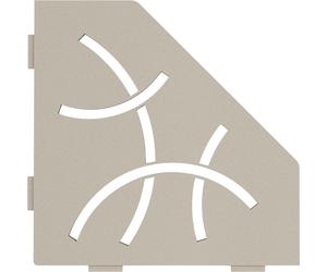 Schlüter SES2D6TSC-E-S2 Plateau Curve 75x195x195x75mm Crème